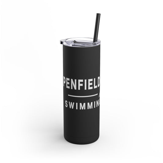 Swim and Dive Skinny Matte Tumbler, 20oz
