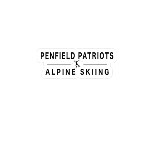 Alpine Skiing Vinyl Decal