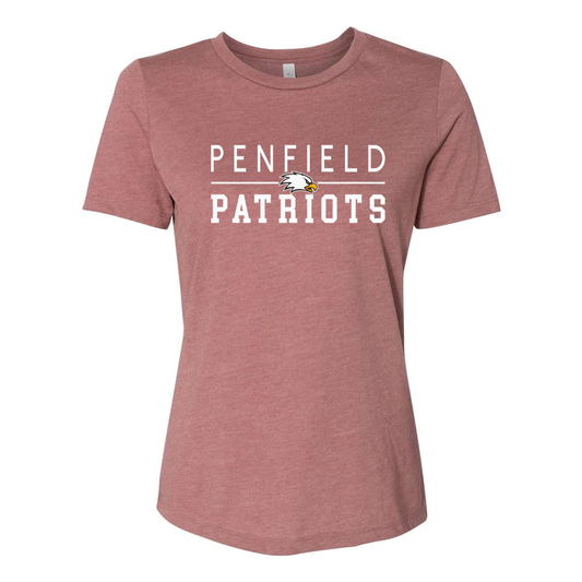 Patriots Women's Relaxed Fit T-Shirt (Bella + Canvas)