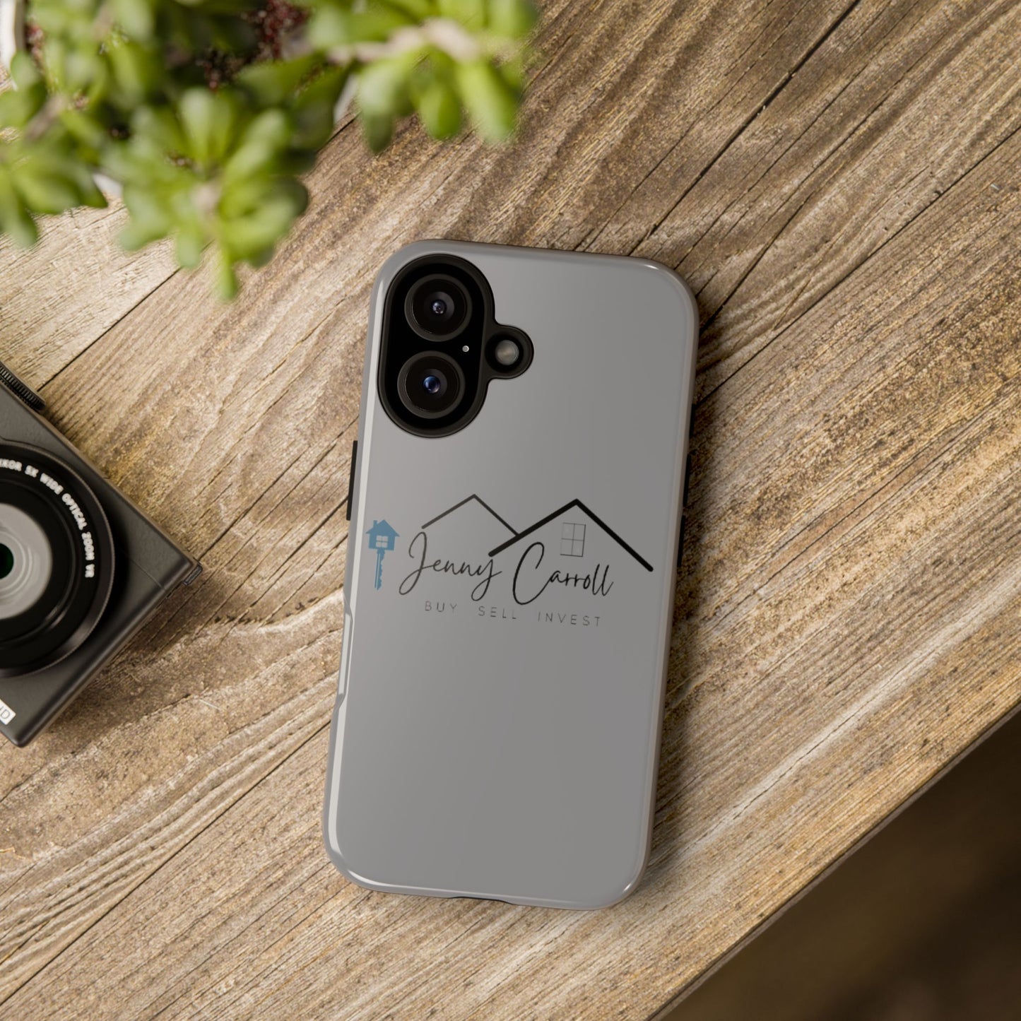 Jennifer Carroll Gray Phone Case