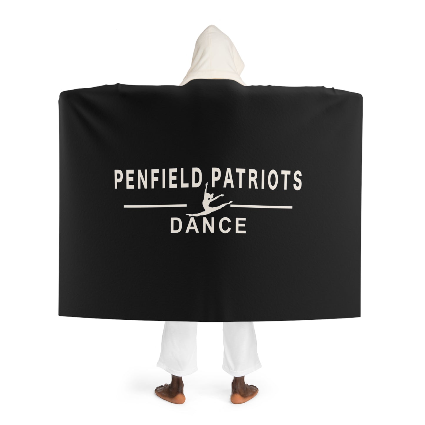 Dance Hooded Sherpa Fleece Blanket