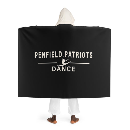 Dance Hooded Sherpa Fleece Blanket