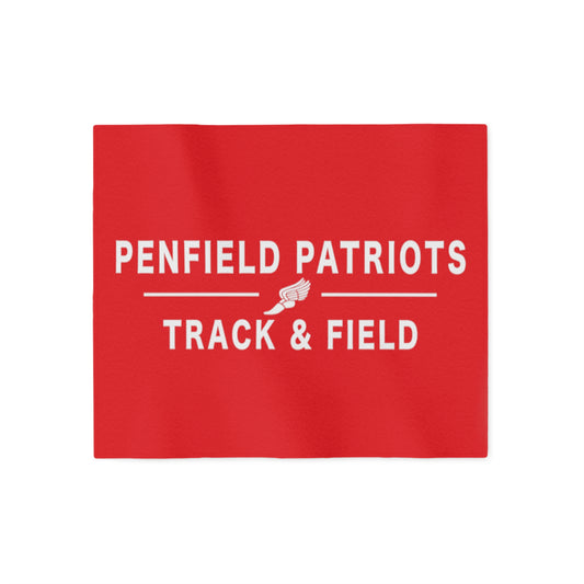 Track and Field Sweatshirt Blanket