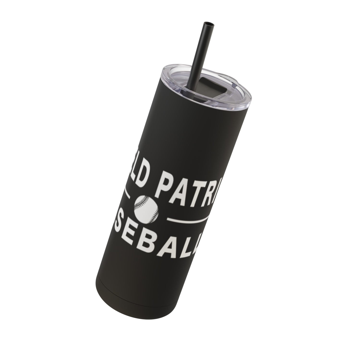 Baseball Skinny Matte Tumbler, 20oz