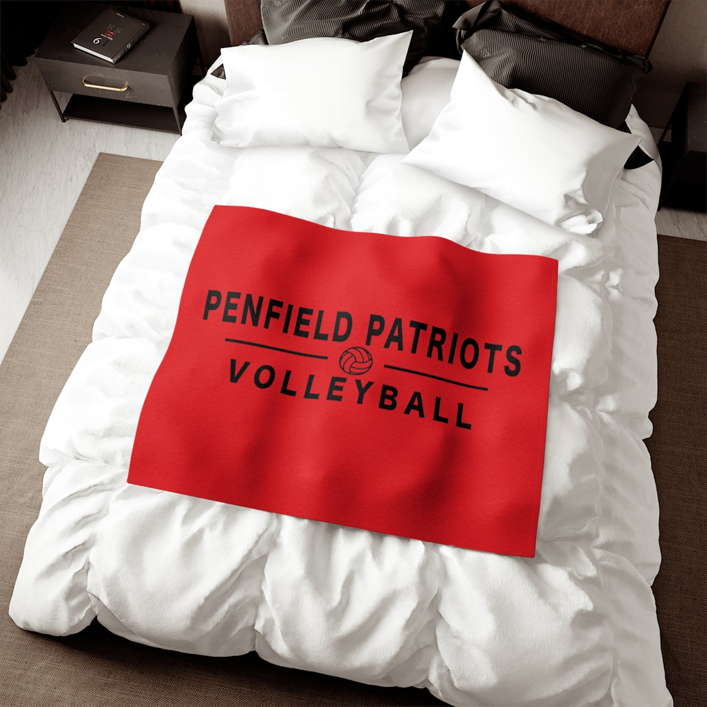 Volleyball Sweatshirt Blanket