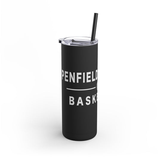 Basketball Skinny Matte Tumbler, 20oz