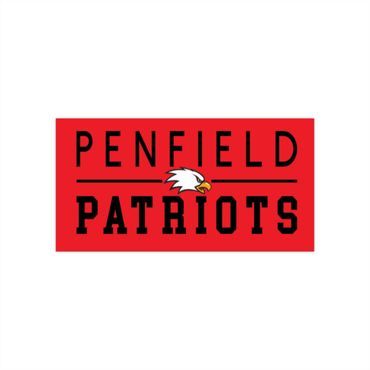 Patriots Bumper Sticker RED