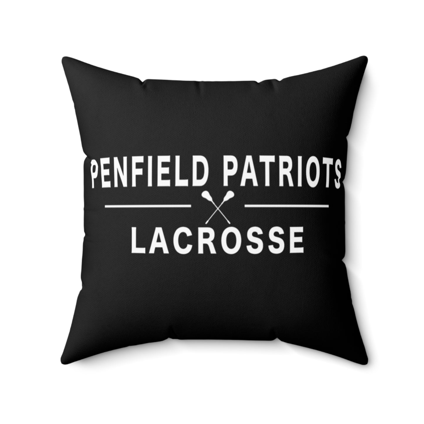 Lacrosse Polyester Square Pillow