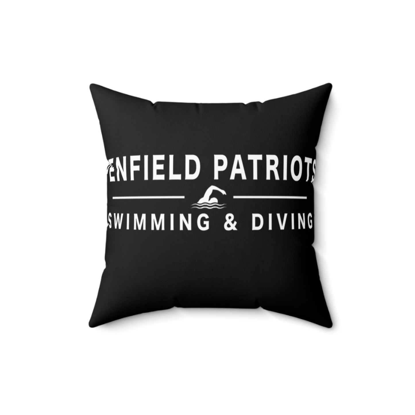 Swim and Dive Polyester Square Pillow