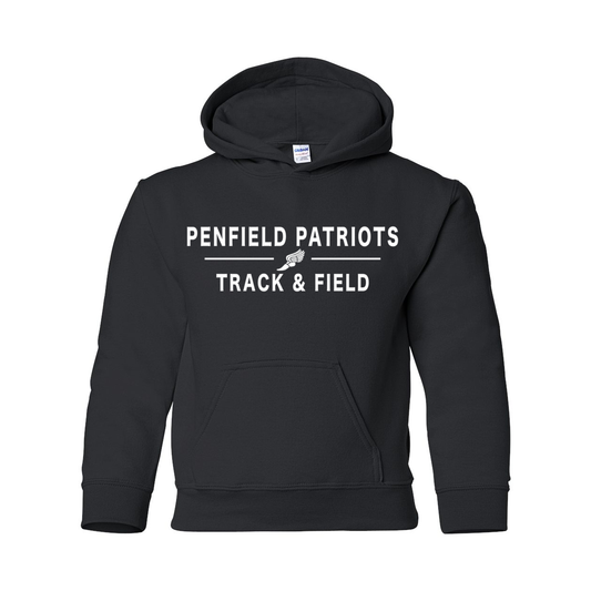 Track and Field Youth Hooded Sweatshirt