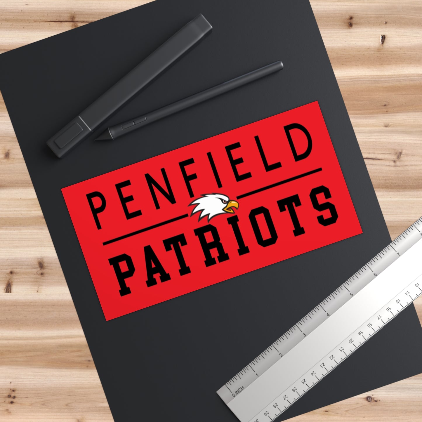 Patriots Bumper Sticker RED