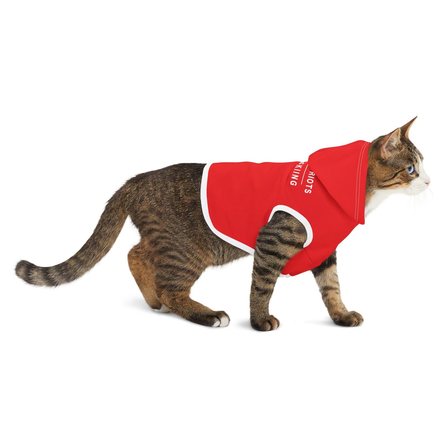 Nordic Skiing Pet Hoodie
