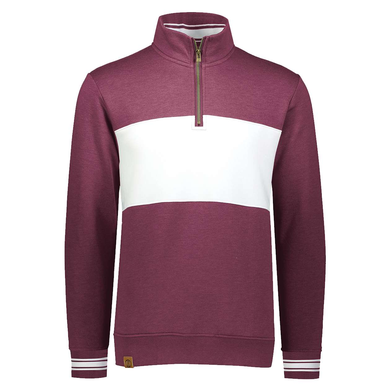 Newark Ivy League Fleece Colorblocked Quarter-Zip Sweatshirt