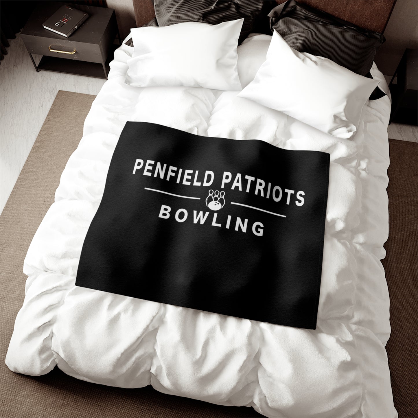 Bowling Sweatshirt Blanket