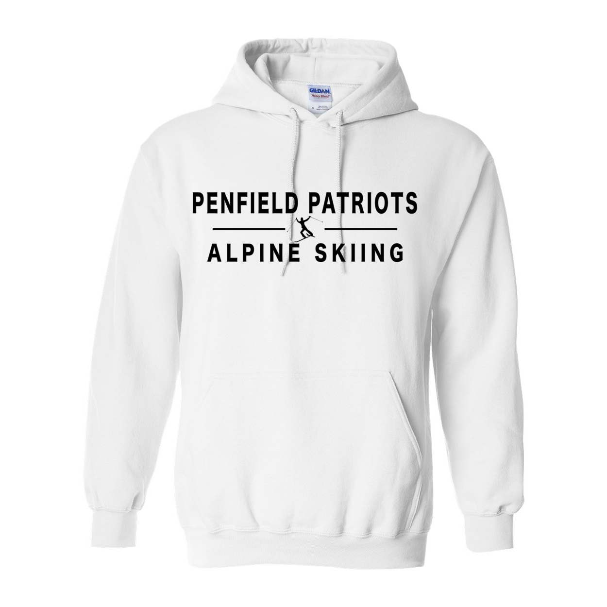 Alpine Skiing Hooded Sweatshirt
