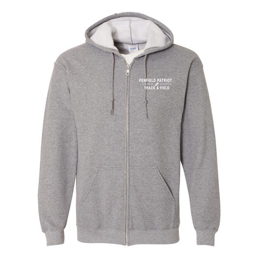 Track and Field Unisex Full-Zip Sweatshirt