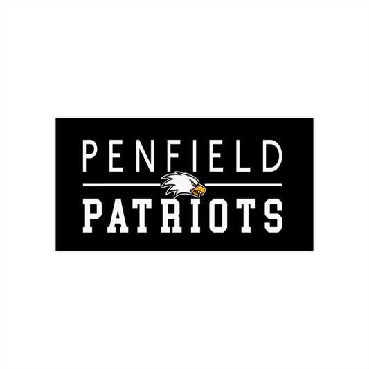 Patriots Bumper Sticker- BLACK