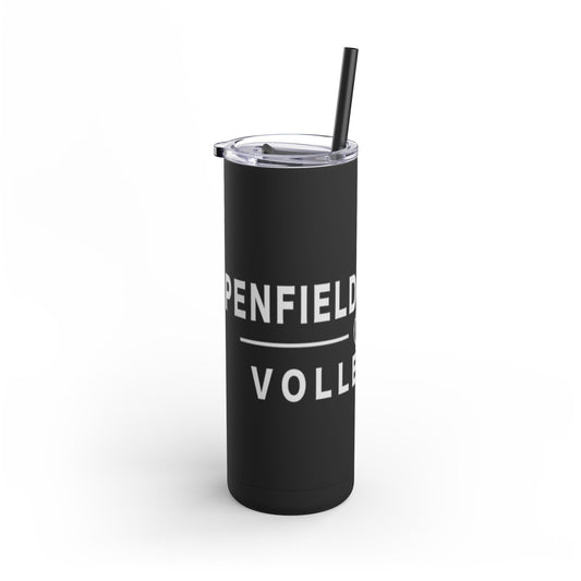 Volleyball Skinny Matte Tumbler, 20oz