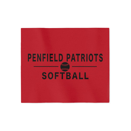 Softball Sweatshirt Blanket