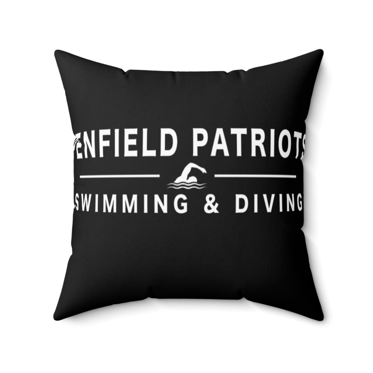 Swim and Dive Polyester Square Pillow