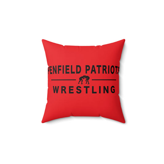 Wrestling Polyester Square Pillow