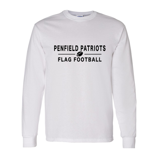 Flag Football Unisex Long Sleeve T-Shirt