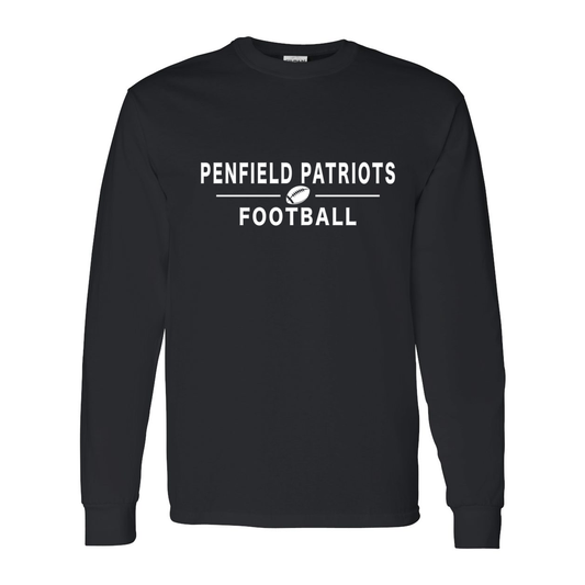 Football Heavy Cotton Long Sleeve T-Shirt