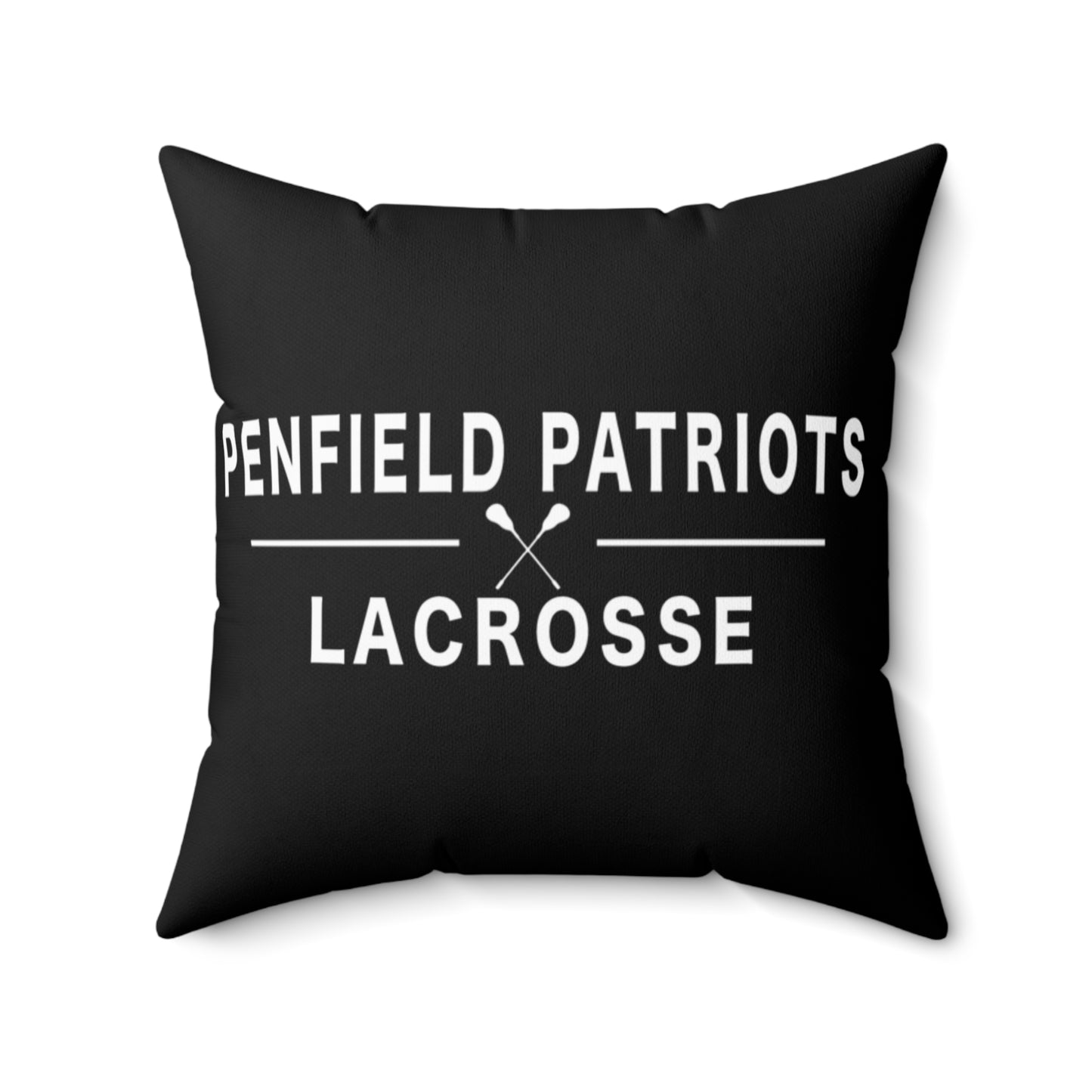 Lacrosse Polyester Square Pillow