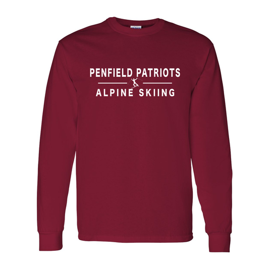 Alpine Skiing Unisex Long Sleeve Shirt