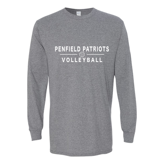 Volleyball Unisex Heavy Cotton Long Sleeve T-Shirt