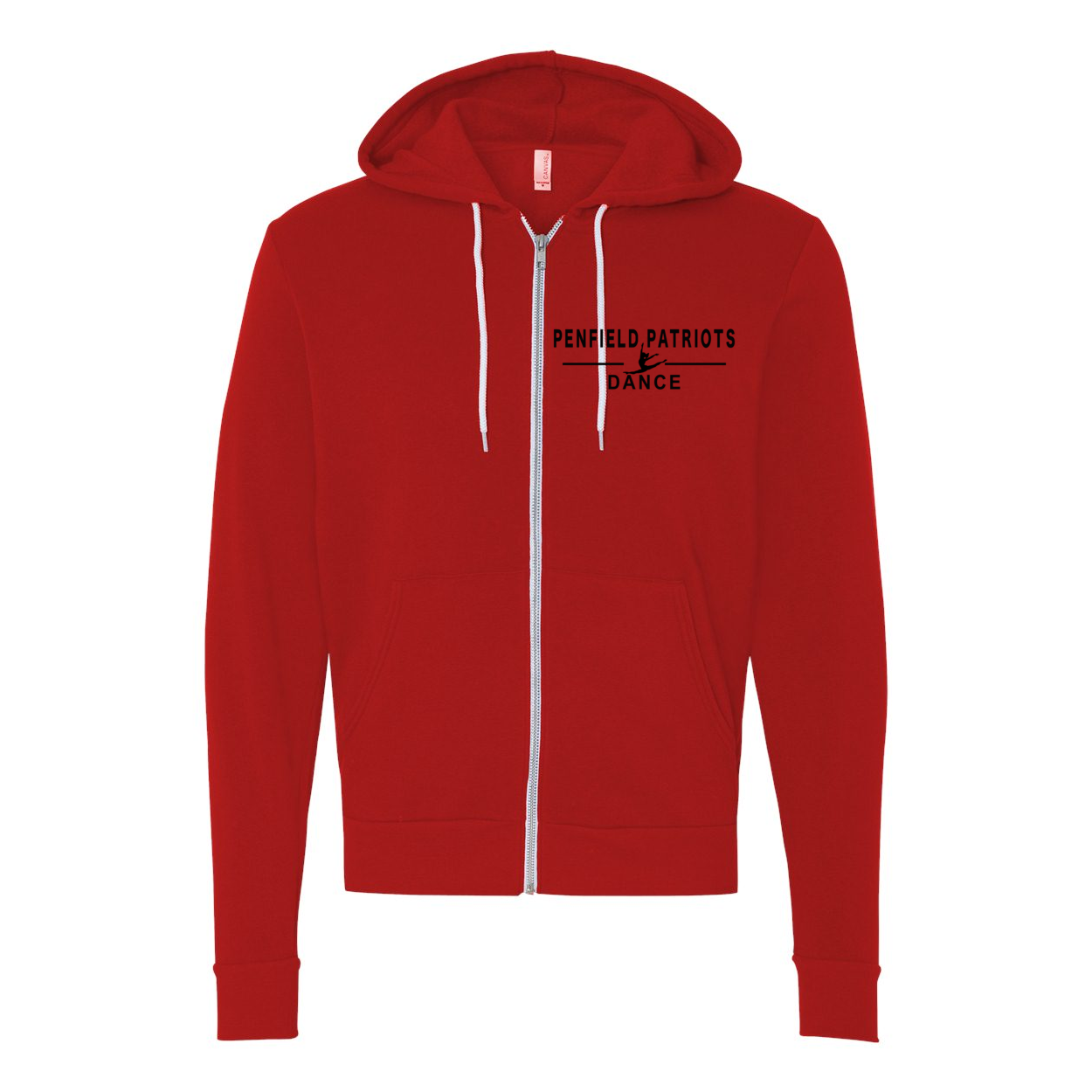 Dance Unisex Full-Zip Hooded Sweatshirt