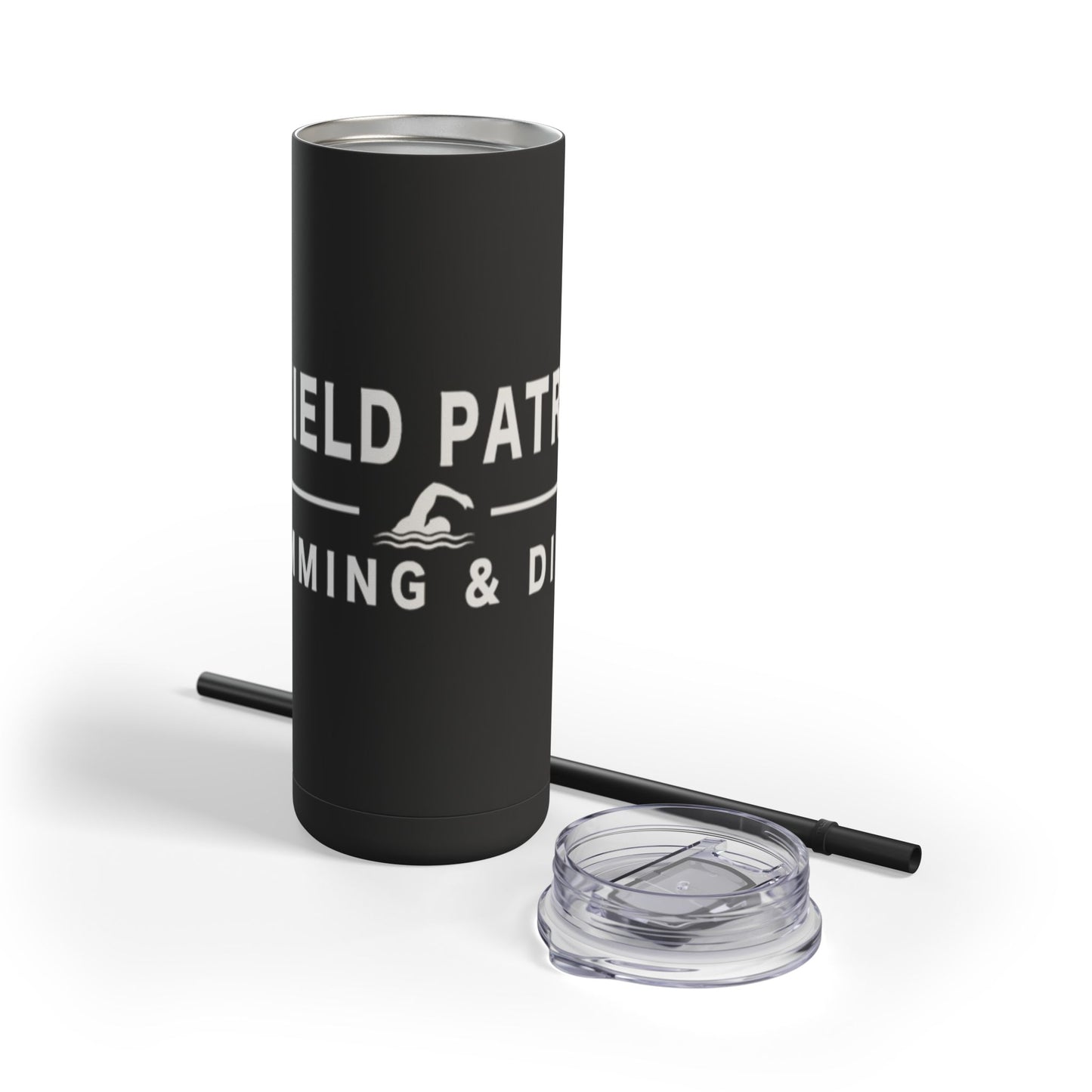 Swim and Dive Skinny Matte Tumbler, 20oz