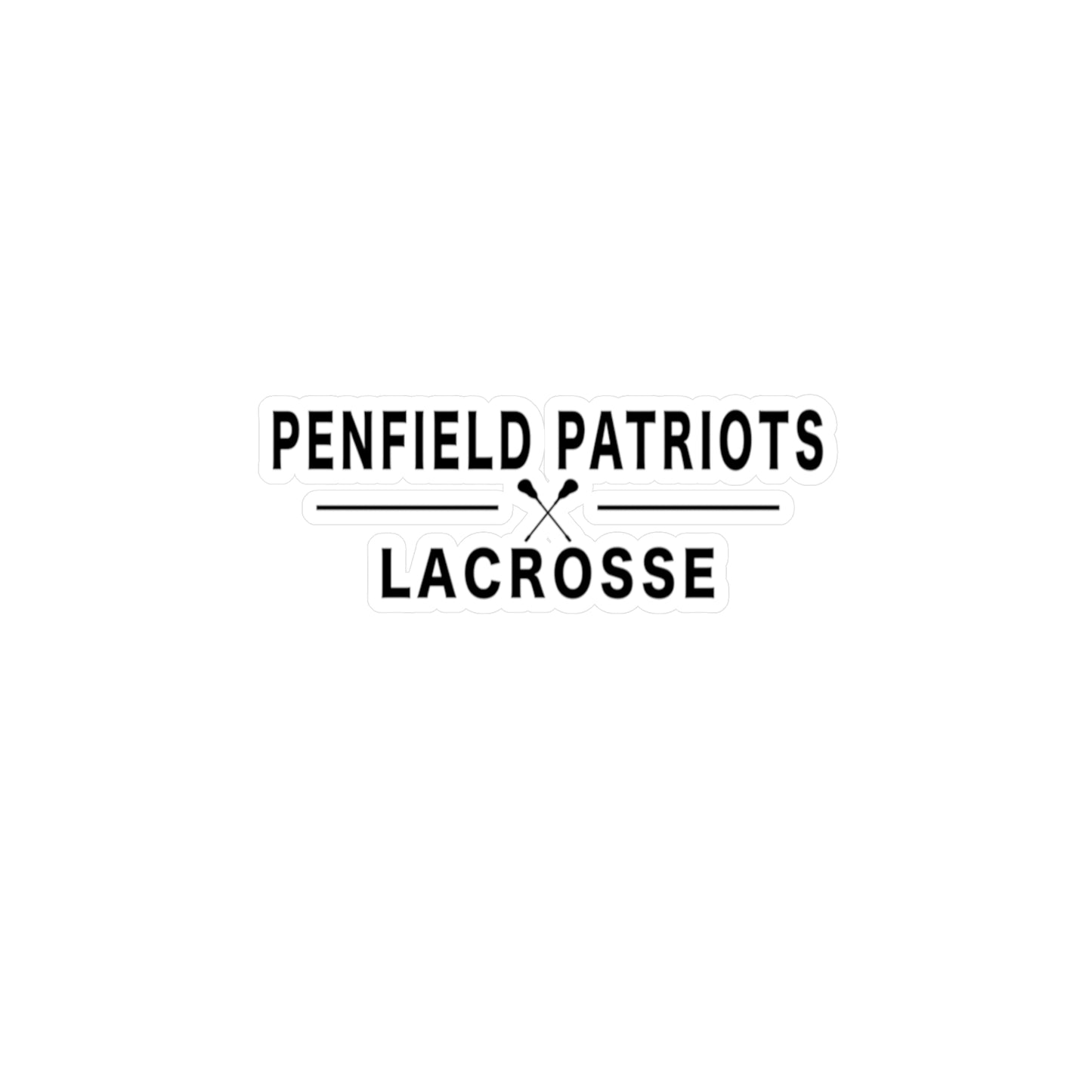 Lacrosse Kiss-Cut Vinyl Decals