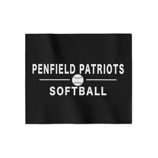 Softball Sweatshirt Blanket