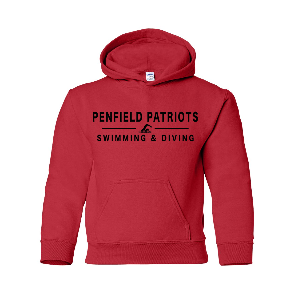 Swim and Dive Youth Hooded Sweatshirt