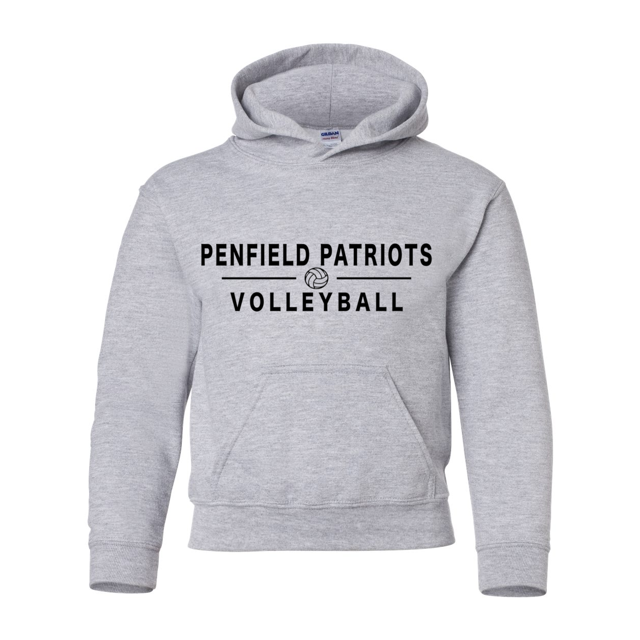 Volleyball Youth Hooded Sweatshirt