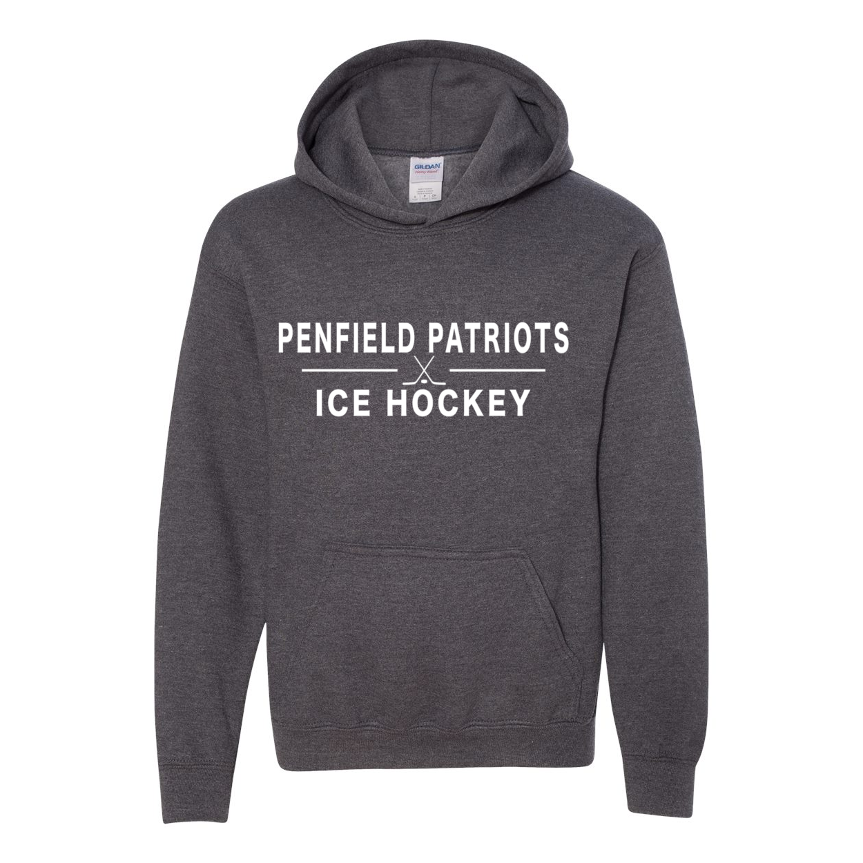Ice Hockey Youth Hooded Sweatshirt
