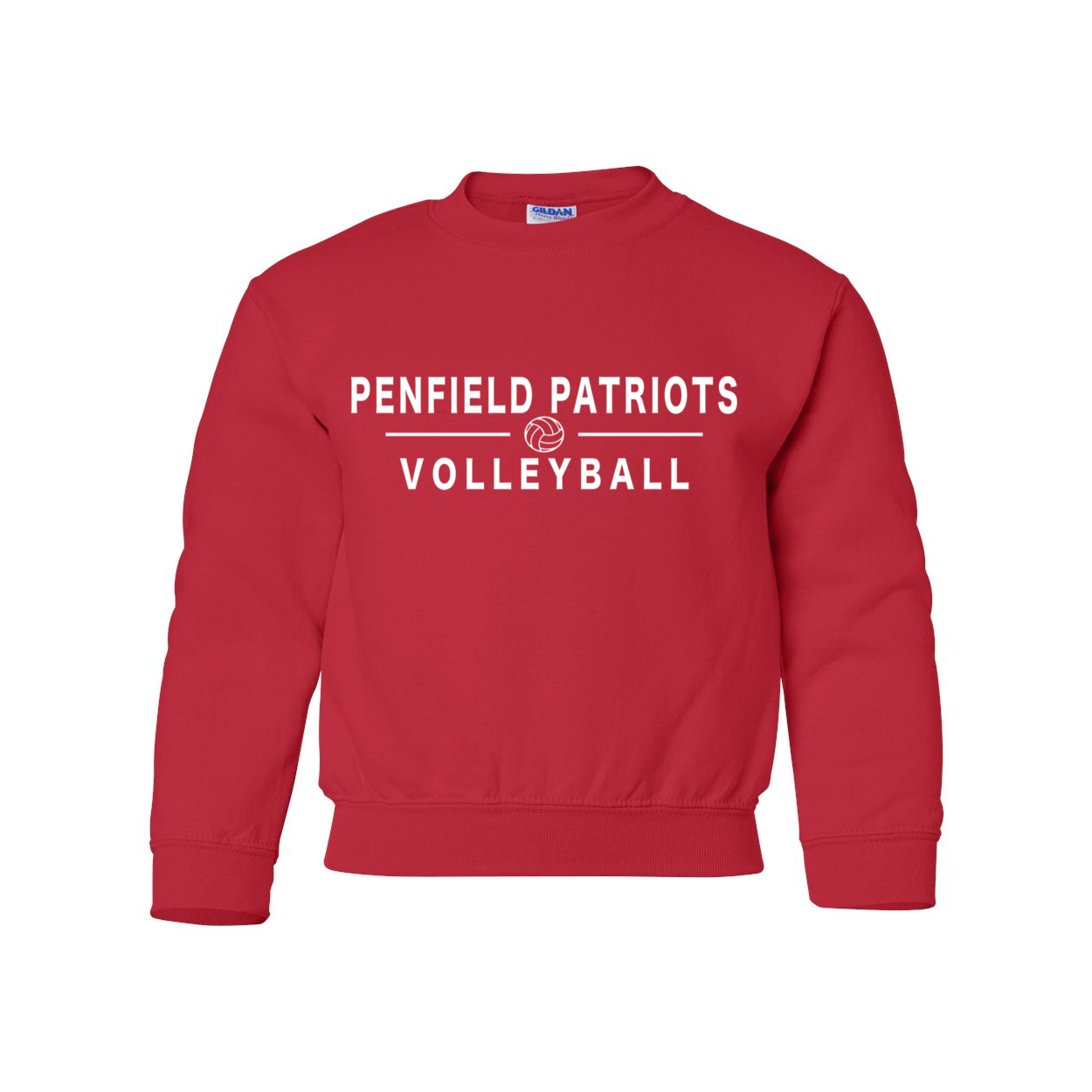Volleyball Youth Crewneck Sweatshirt