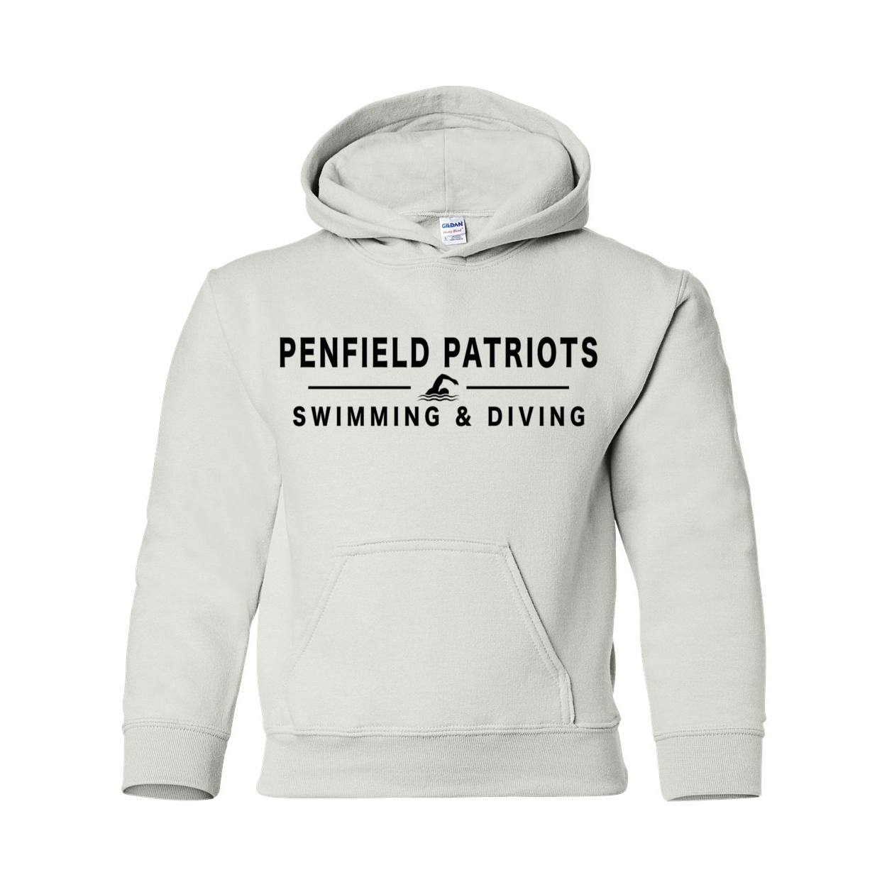 Swim and Dive Youth Hooded Sweatshirt