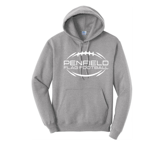 Flag Football Unisex Hooded Sweatshirt