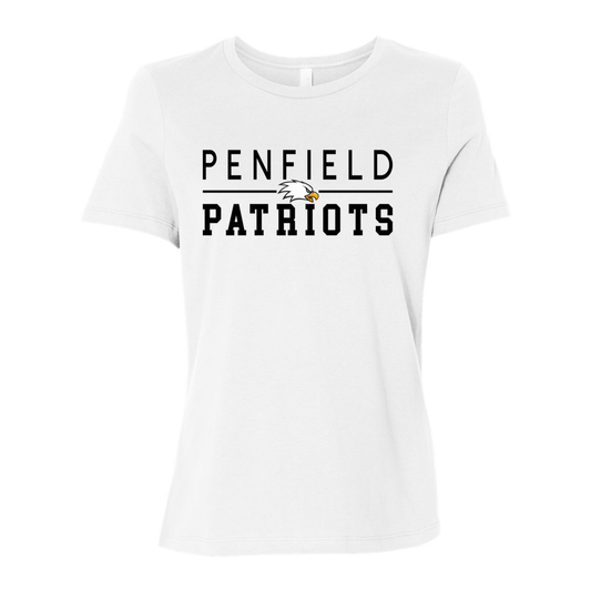 Patriots Women's Relaxed Fit Jersey T-Shirt (Bella + Canvas)