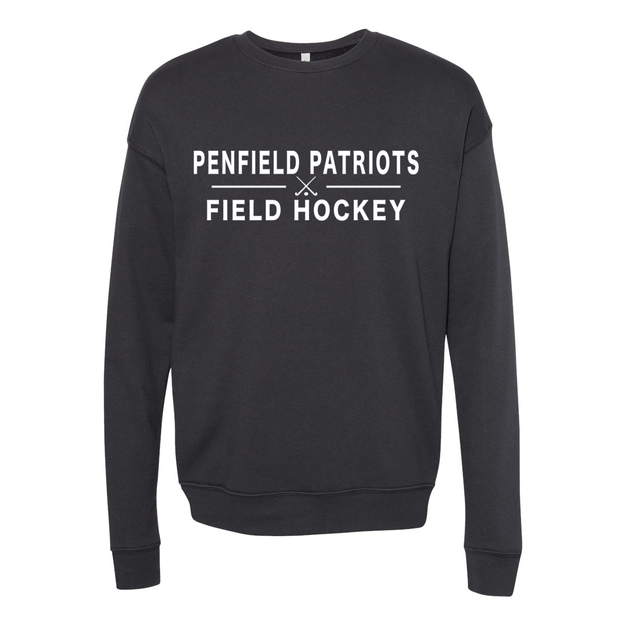 Field Hockey Unisex Sponge Fleece Drop Shoulder Crewneck