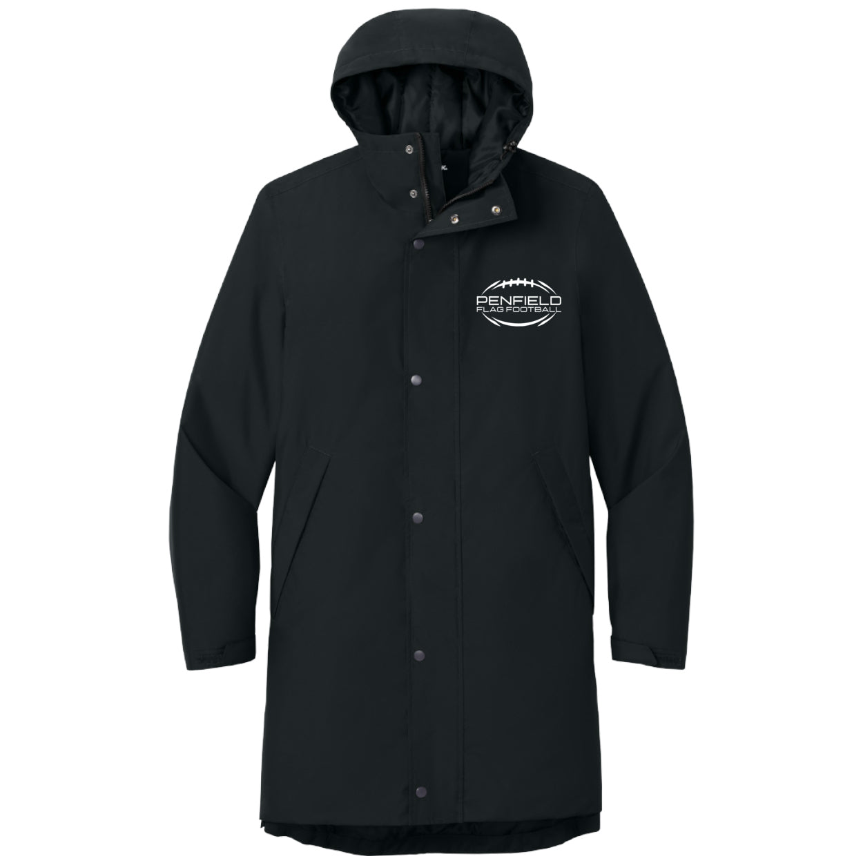 Flag Football Waterproof Insulated Sideline Parka – PenfieldStuff
