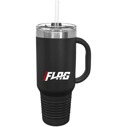 Flag Football 40 oz Travel Mug