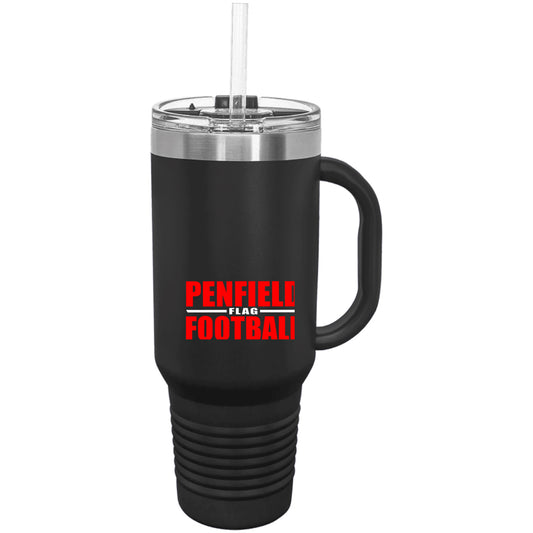Flag Football 40 oz Travel Mug