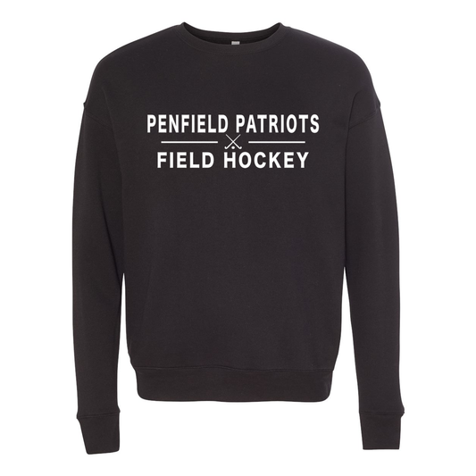 Field Hockey Unisex Sponge Fleece Drop Shoulder Crewneck