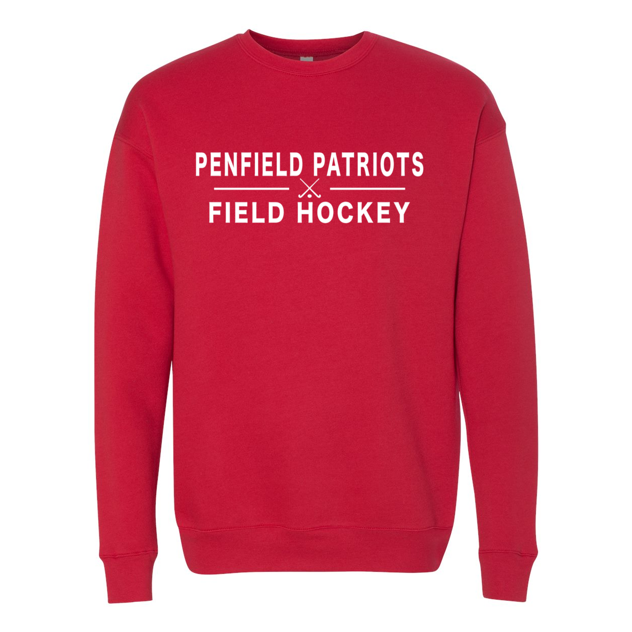 Field Hockey Unisex Sponge Fleece Drop Shoulder Crewneck