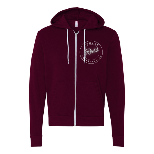 Newark Cheer Unisex Full-Zip Hooded Sweatshirt