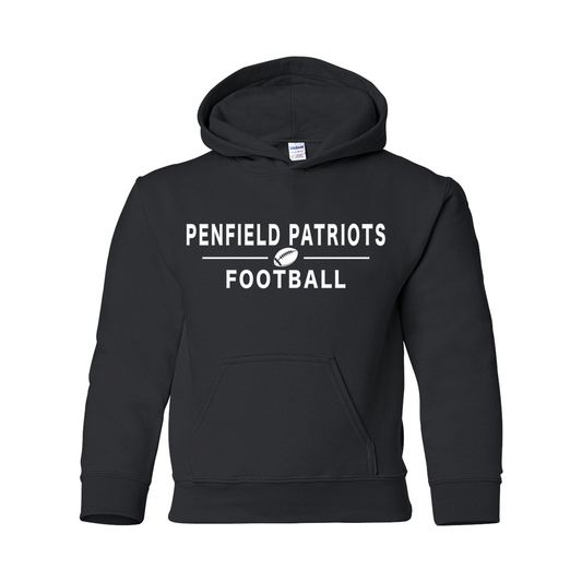 Football Youth Hooded Sweatshirt