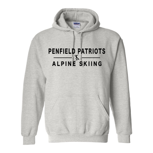 Alpine Skiing Hooded Sweatshirt